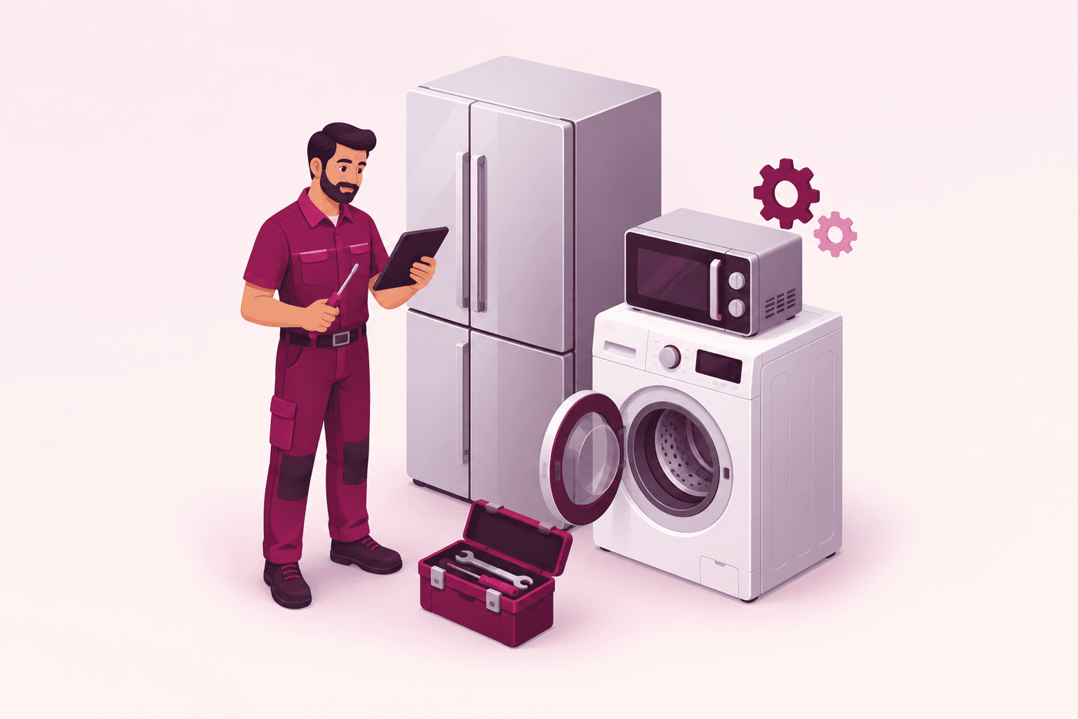 Appliance Repair — Home Services booked via E Building gated community management app