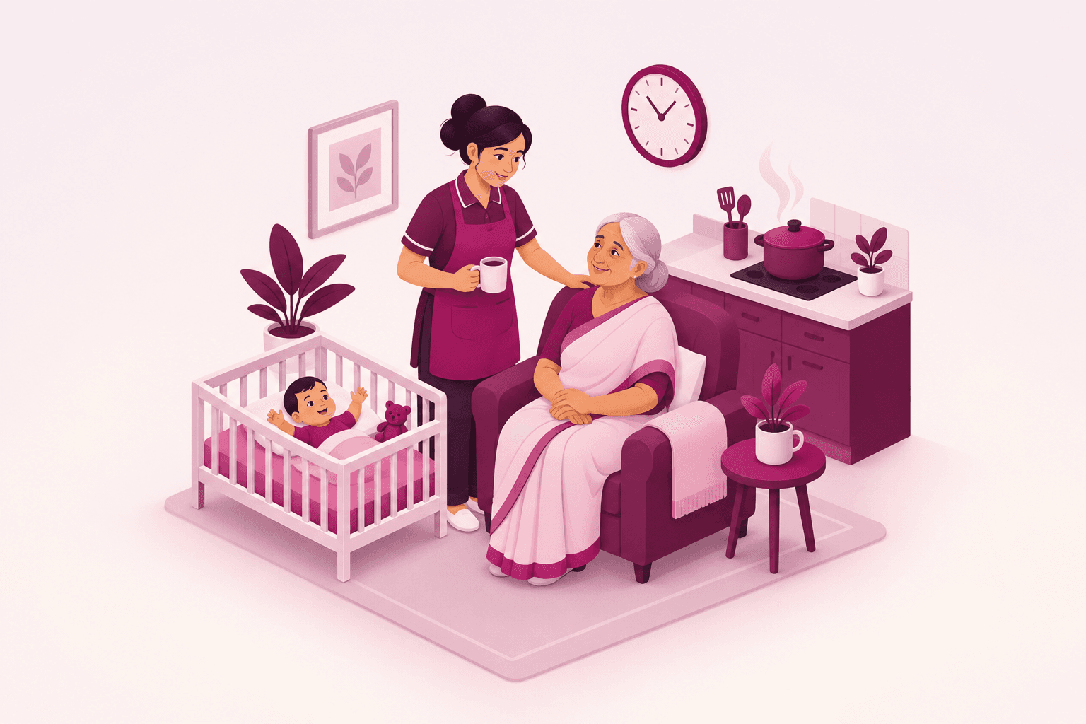 Home Workers (Hourly) — Home Services booked via E Building gated community management app